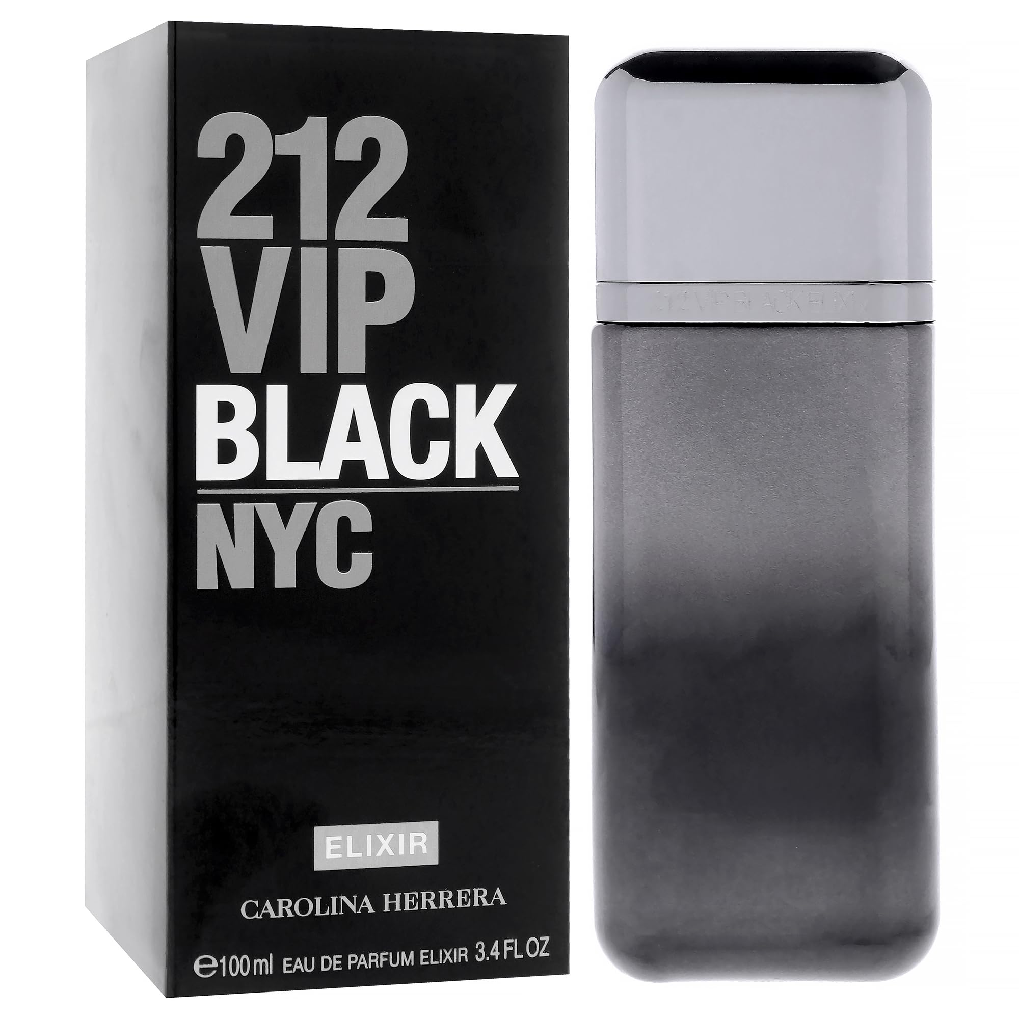 Amazon.com : 212 VIP Black Elixir by Carolina Herrera for Men